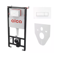 Комплект 4 в 1 инсталляции с белой кнопкой AlcaPlast AM101/1120 RU - M570-0001
