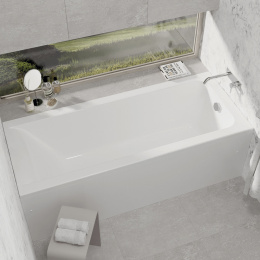 Фото Ванна акриловая 180x70 Alba Spa Marry (ВПР0400000100) прямоугольная, белый глянцевый