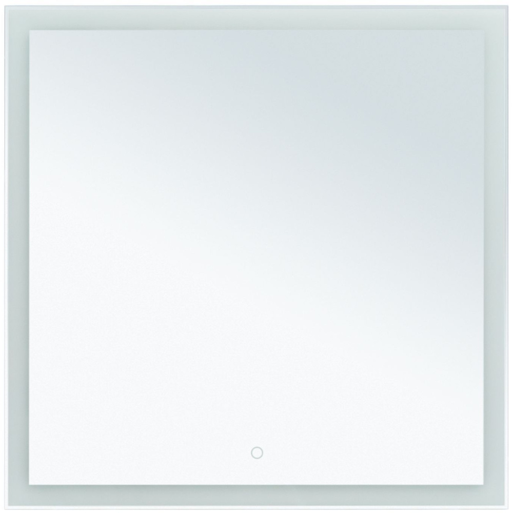 Зеркало с LED подсветкой Aquanet Гласс (00274016) Белый