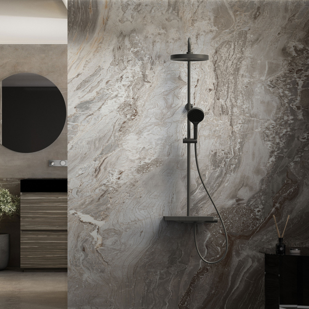 Фото Душевая стойка Vincea Inspire (VSFS-3I12TMB) черный