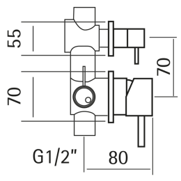 Фото Смеситель для ванны Cisal Xion XI000212D1, серый