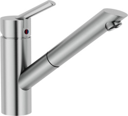 NOBILI Oz OZ117/8IP Смеситель для кухни (нерж.сталь)