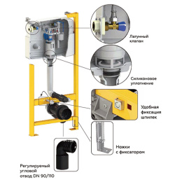 Инсталляция для подвесного унитаза Elsen (EIN500.1120)