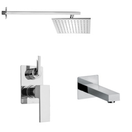 Фото Комплект на 2 потребителя Paini Grazia 21CRSET26911BATHHEAD хром