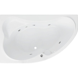 Акриловая ванна 160x100 Aquanet (00174412), асимметричная
