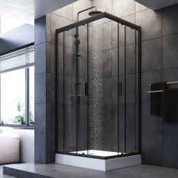 Фото Душевой уголок 100х80 Am.Pm Gem S (W93G-404-100280-BT) черный