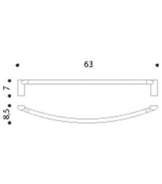 Полотенцедержатель Colombo Luna B0110.CR хром
