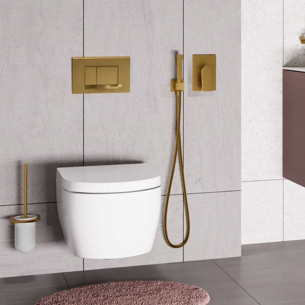 WasserKRAFT A55094 Встраиваемый комплект для биде для биде со шлангом 150 см