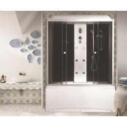 Душевая кабина 150x70x220 Niagara (NG-5150-01) С гидромассажем, акрил, Поддон высокий