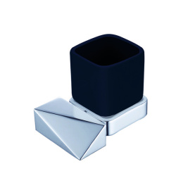 Фото Стакан для зубных щеток Boheme New Venturo (10314-CR-B) хром