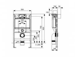 TECE TECEbox 9300080 Инсталляция для унитаза/биде