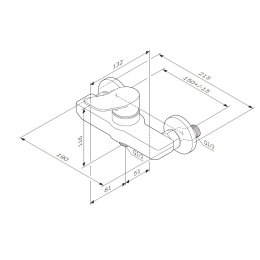Смеситель для душа Am.Pm X-Joy (F85A20000) хром