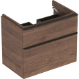 Тумба для раковины Geberit Smyle Square 500.353.JR.1 с ящиками выдвижными, цвет фасада: пекан