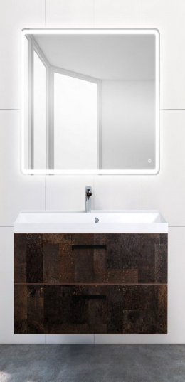 Тумба под раковину BelBagno Aurora AURORA-700-2C-SO-MET подвесная (2 ящ.)