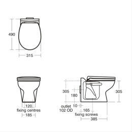 Ideal Standard Contour 21 S304601 Унитаз для детей