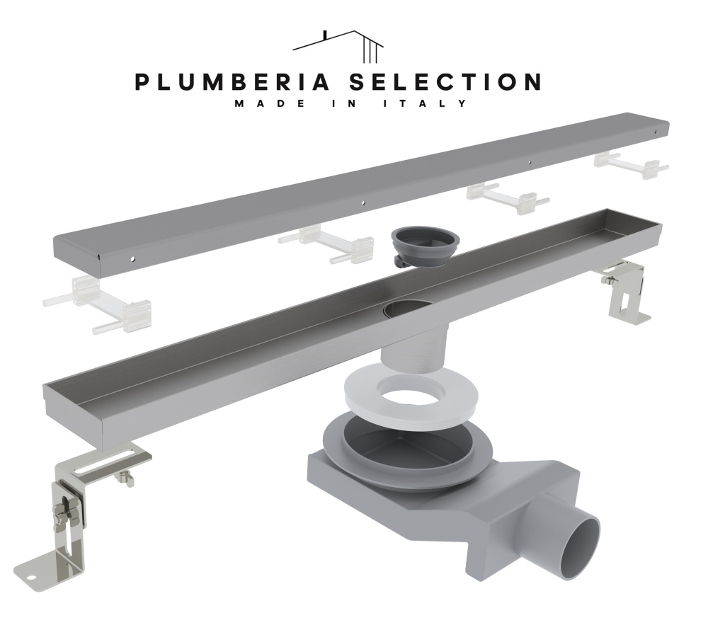 Душевой трап Plumberia Selection PSL LINEAR PSL90MT
