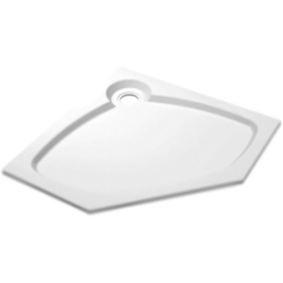 Поддон душевой Cezares Tray TRAY-S-P-100-56-W, 100 х 100 см, белый, из искусственного камня