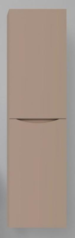 Шкаф-пенал подвесной BelBagno FLY-MARINO-1500-2A-SC-CL-P-L, 40 х 30 х 150 см, Cappuccino Lucido