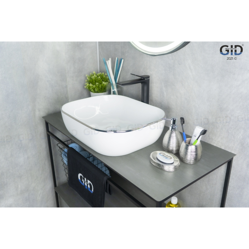 Раковина накладная Gid D1302h011