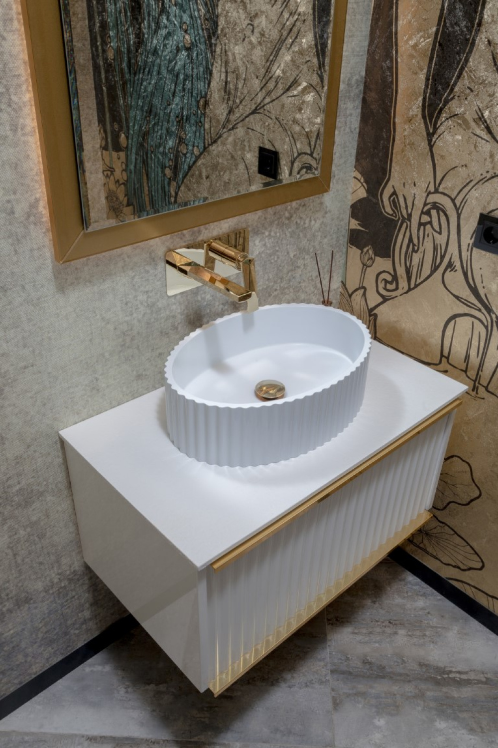 Фото Раковина Armadi Art (878-WM) рифл матовая белая