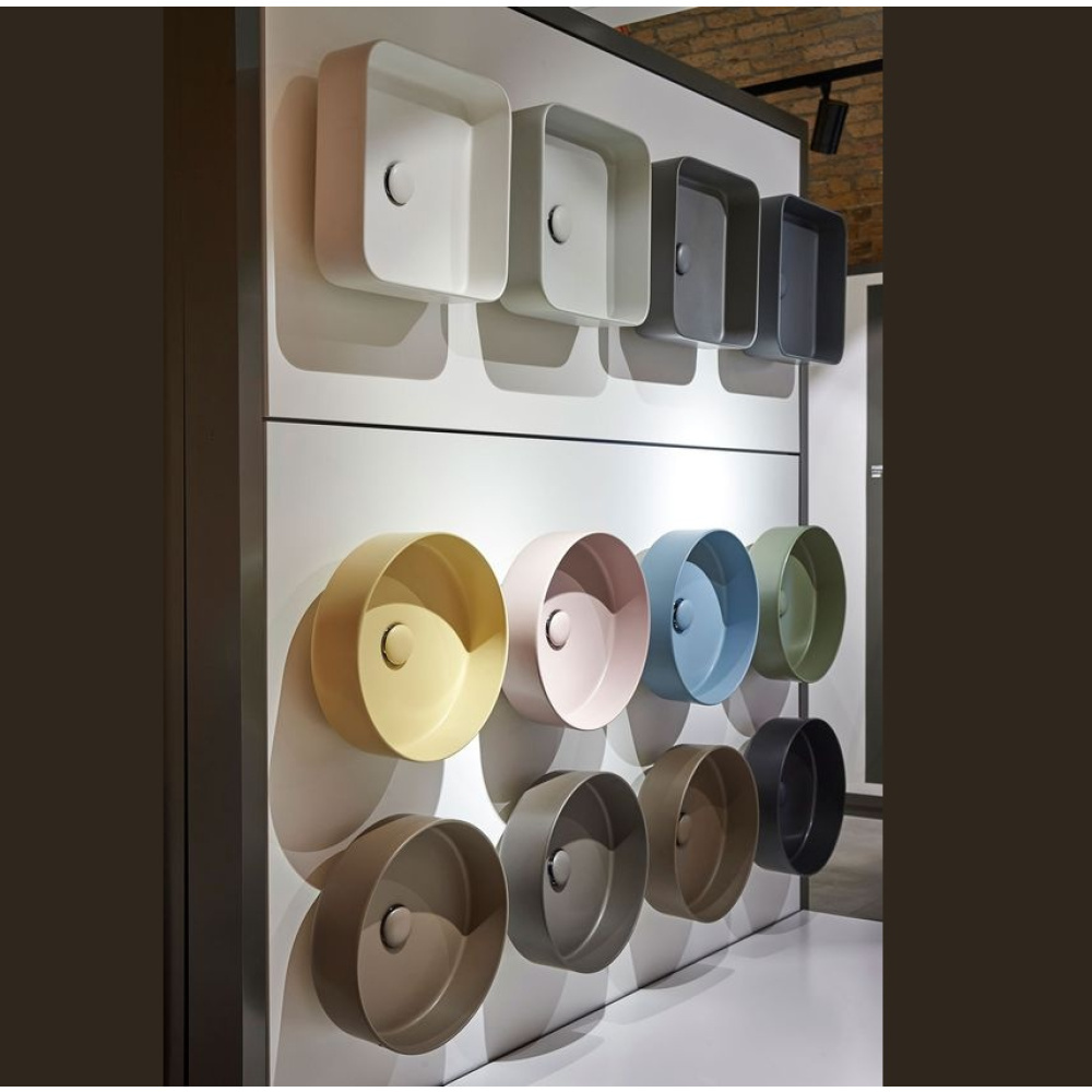 Ceramica CIELO Shui Comfort SHCOLAQ40 AG - Раковина накладная на столешницу 40 * 40 см (Agave)