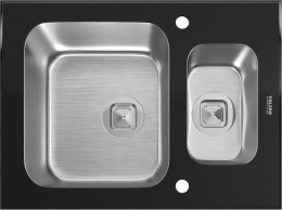 Фото Кухонная мойка TOLERO Ceramic Glass TGR-660к (TGR-660к Чёрная)