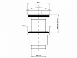 Фото Донный клапан Nicolazzi Ricambi (5553BZ)