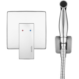 Гигиенический душ со смесителем Swedbe Platta 5527 Хром