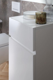 Шкаф-пенал Geberit Renova Plan, 39 х 70 см, цвет белый глянцевый, 501.921.01.1