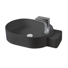 Фото Раковина накладная ArtCeram Cartesio (CAL001 03 00) черный