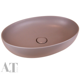 Раковина накладная 55.5 см AeT Elite (L616T0R0V0142) розовый матовый