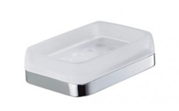 Фото Мыльница Colombo Time W4201.CR настенная, хром / стекло