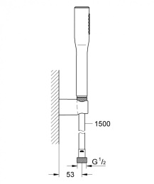 Душевой гарнитур Grohe Euphoria Cosmopolitan (27369000) хром