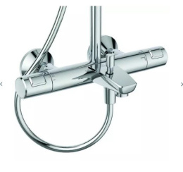 Фото Душевая система Ideal Standard Ceratherm T25 (A7590AA) с термостатом, хром