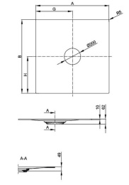 Фото Поддон для душа Bette Air 7351-000 T2 100х90x1.6 белый