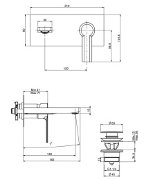 FIMA Carlo Frattini Mast F3141X5CR Смеситель для раковины