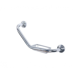 Фото Поручень для ванны с мыльницей Boheme Brillante (10448) хром