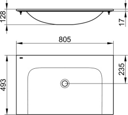 Фото Раковина Keuco Plan 32960318000, белый