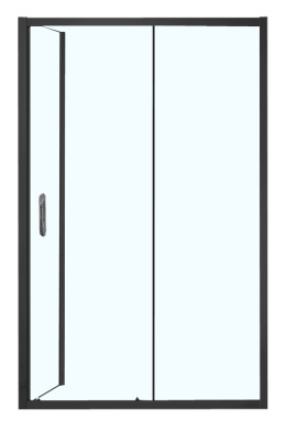 Душевое ограждение Azario MILTON (AZ-ND1131-R 1200 BLACK)