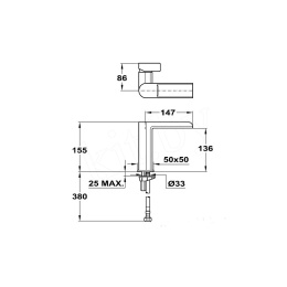 Teka Formentera 623310200 Смеситель для раковины