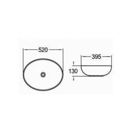 Раковина SantiLine (SL-1020) белый