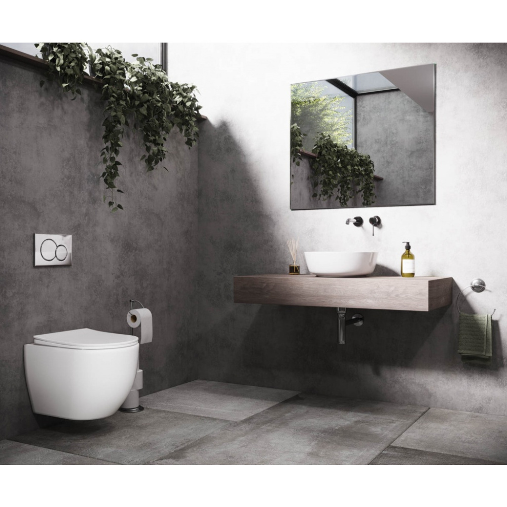 Подвесной унитаз Ceramica Nova MIA CN1805 с сиденьем