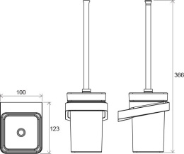 Фото Держатель для туалетной щётки Ravak 10° (X07P330)