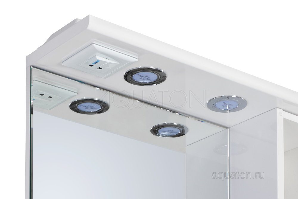 Фото Зеркальный шкаф Aquaton Онда правый белый 1A009802ON01R