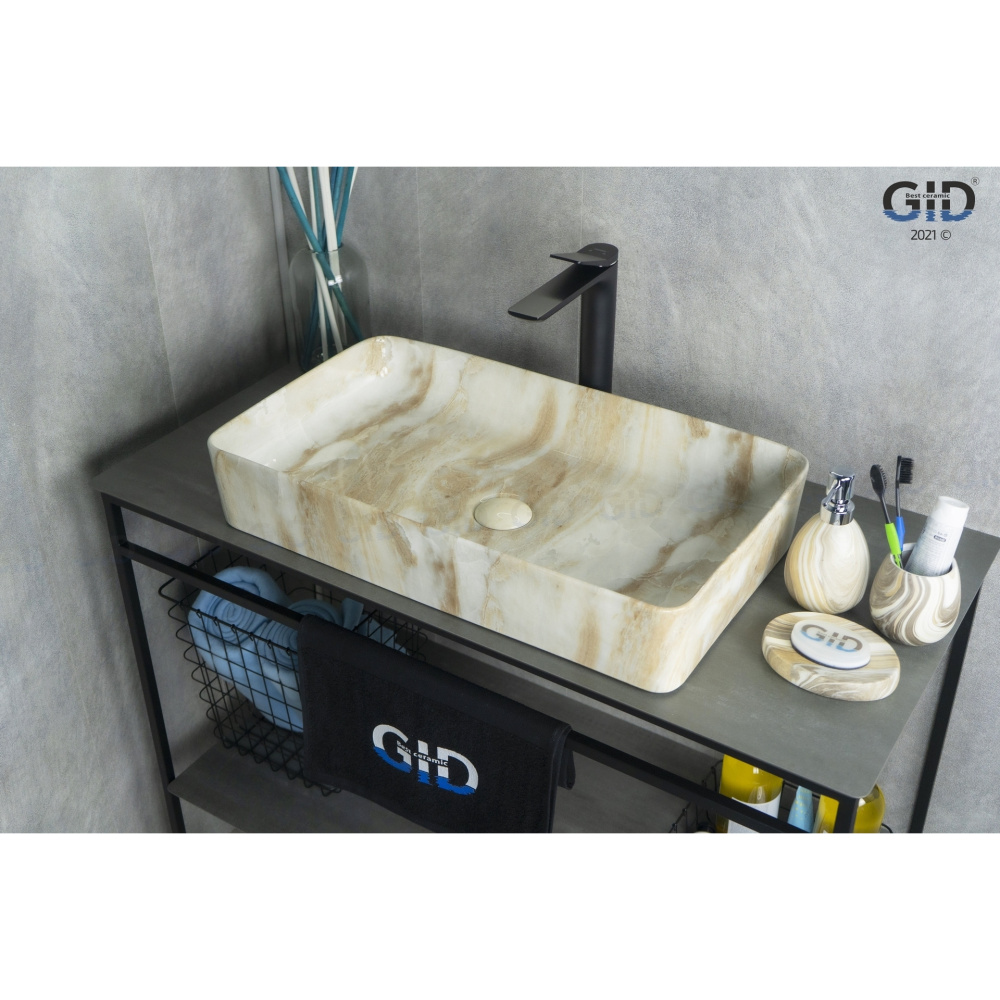 Раковина накладная Gid Mnc596