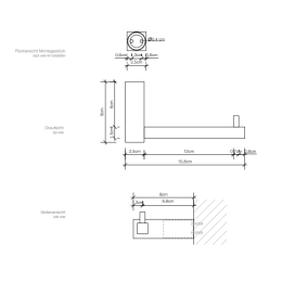 Держатель туалетной бумаги Decor Walther Corner (0561134) никель