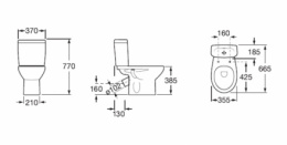 Фото Напольный унитаз Roca Mitos (34Q39A000) белый