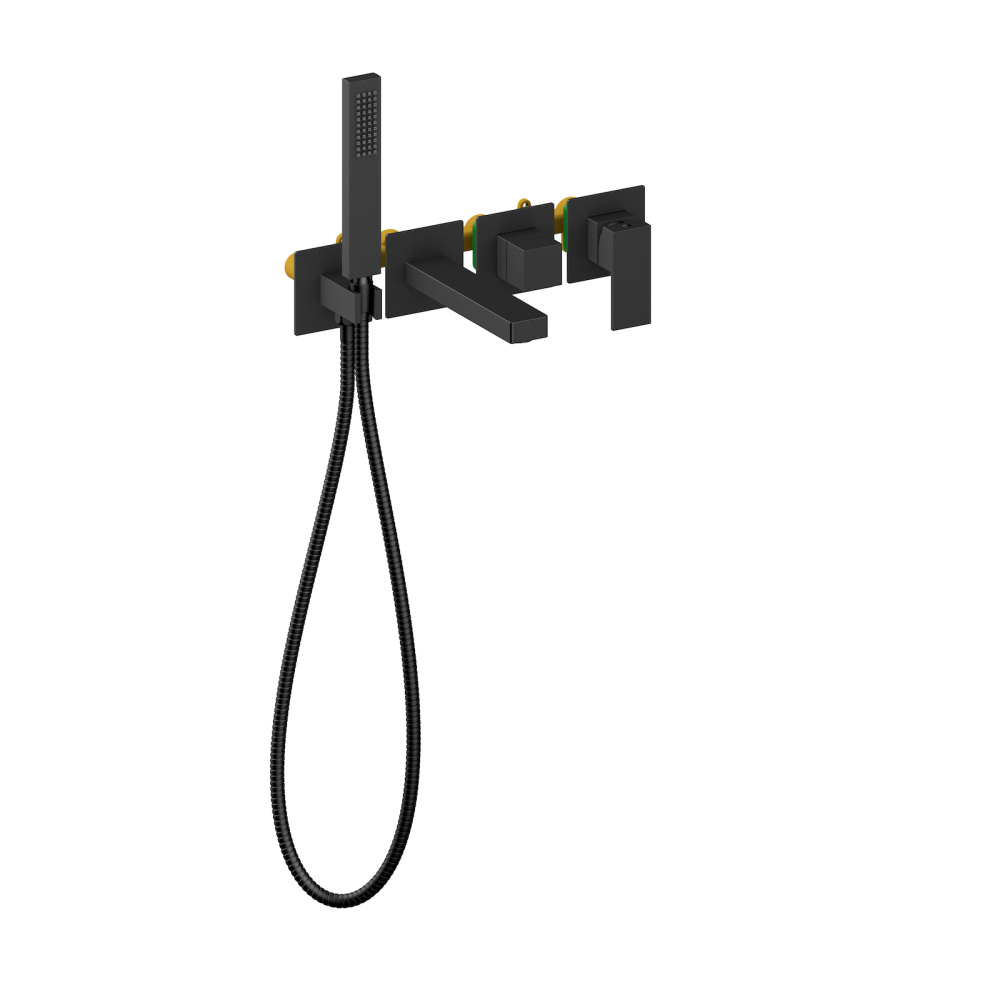 Фото Смеситель встроенный для ванны с душем Timo Selene 2014/03YSM черный