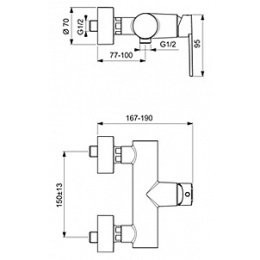Ideal Standard IdealSmart B0464AA для душа