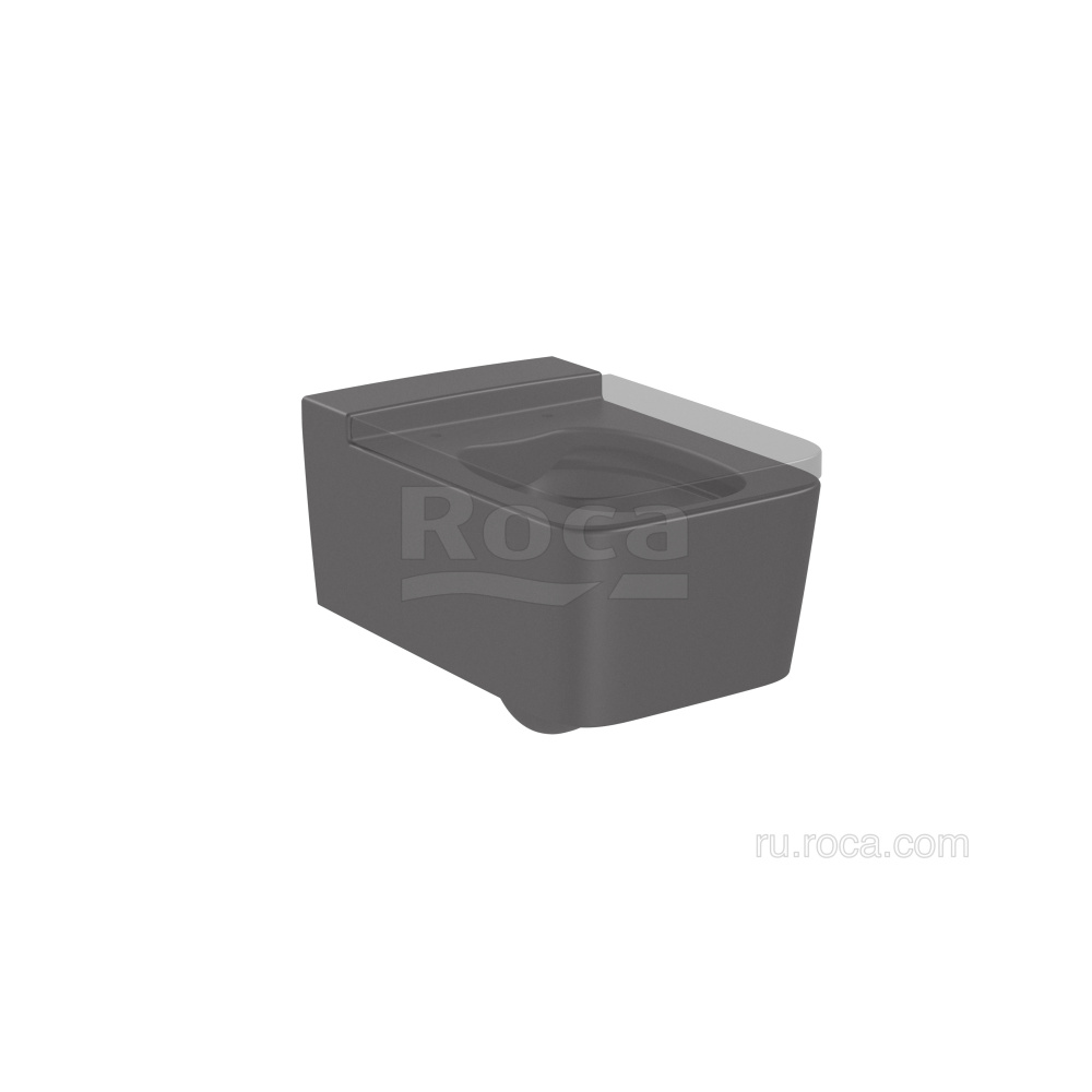 Чаша подвесного унитаза Roca Inspira square (346537640) оникс